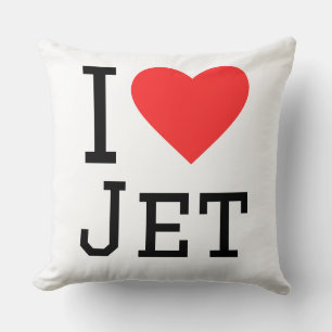 Coussin J'adore jet