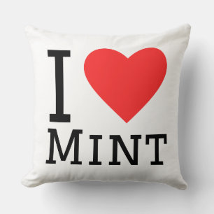 Coussin J'adore la menthe