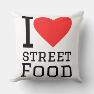 Coussin J'adore la street food