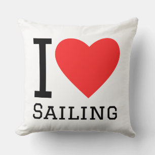 Coussin J'adore la voile