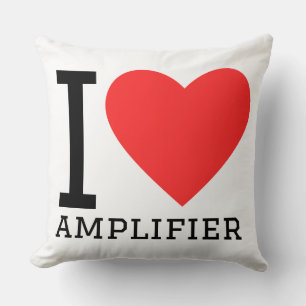 Coussin J'adore l'amplificateur