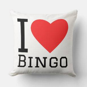 Coussin J'adore le bingo