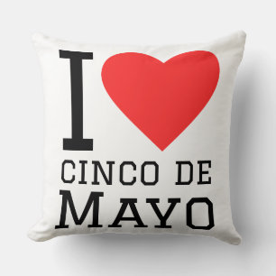 Coussin J'adore le cinq mai