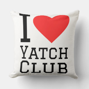 Coussin J'adore le club de yacht