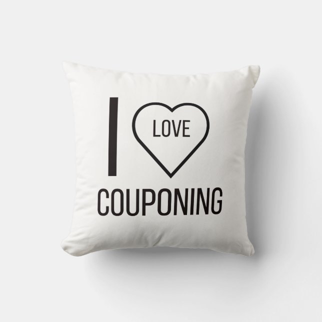COUSSIN J'ADORE LE COUPONING (Recto)