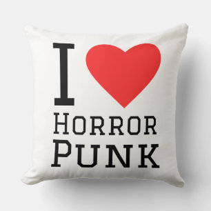 Coussin J'adore le punk d'horreur