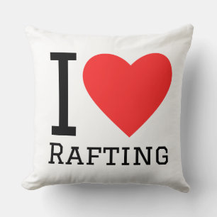 Coussin J'adore le rafting