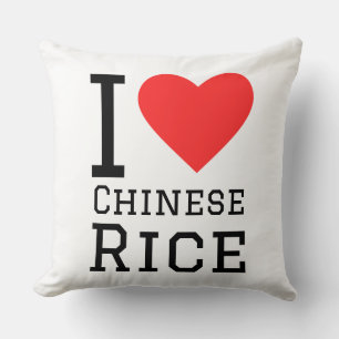 Coussin J'adore le riz chinois