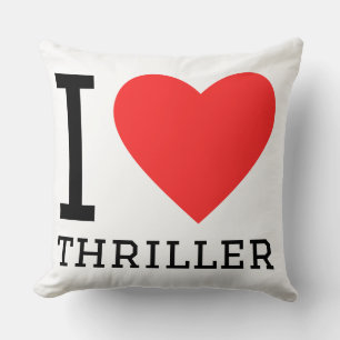Coussin J'adore le thriller