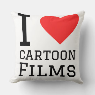 Coussin J'adore les films d'animation