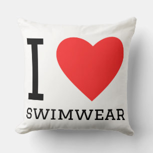 Coussin J'adore les maillots de bain