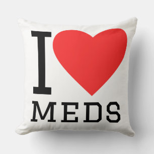 Coussin J'adore les médicaments