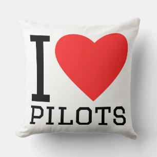 Coussin J'adore les pilotes