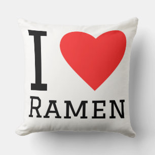 Coussin J'adore les ramen