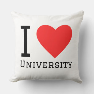 Coussin J'adore l'université