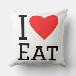 Coussin J'adore manger