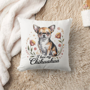 Coussin J'adore mon chihuahua