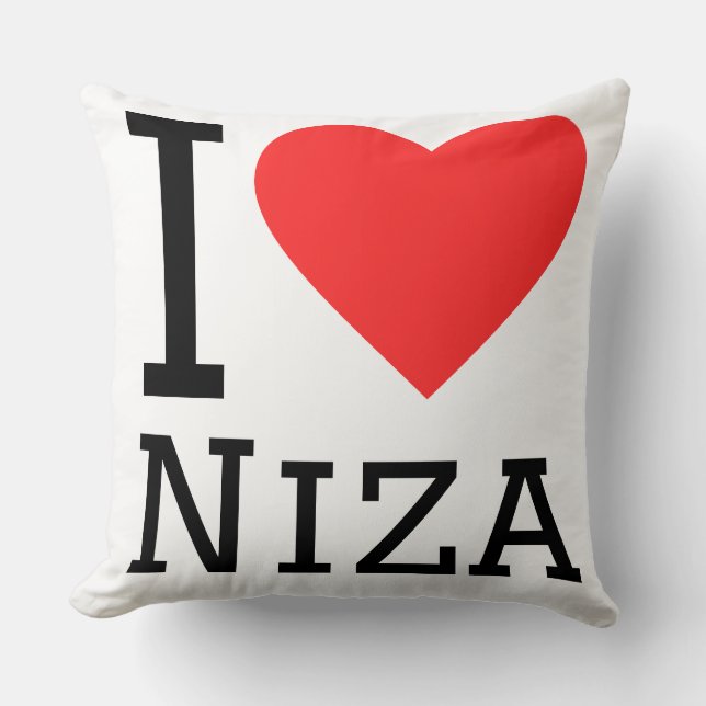 Coussin J'adore Niza  (Recto)