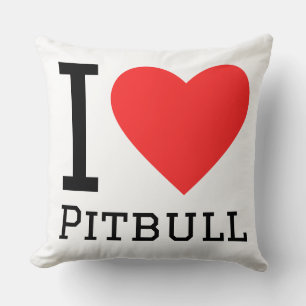 Coussin J'adore pitbull