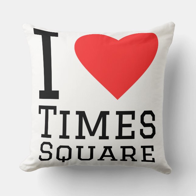 Coussin J'adore Times Square  (Recto)
