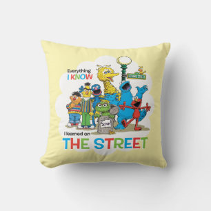 Coussin J'ai appris dans la RUE