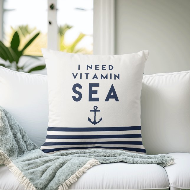 Coussin J'ai besoin d'un devis d'Ancre de la marine de la  (Créateur téléchargé)