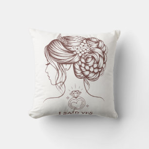 Coussin j'ai dit oui