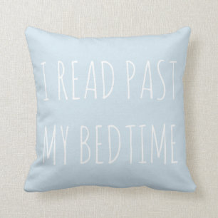 Coussin J'ai lu après mon Booklover heure du coucher