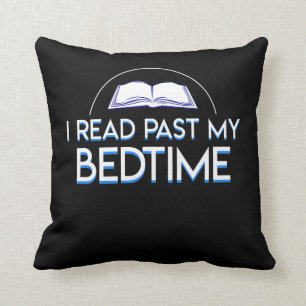 Coussin J'ai lu après mon dire d'amoureux des livres heur