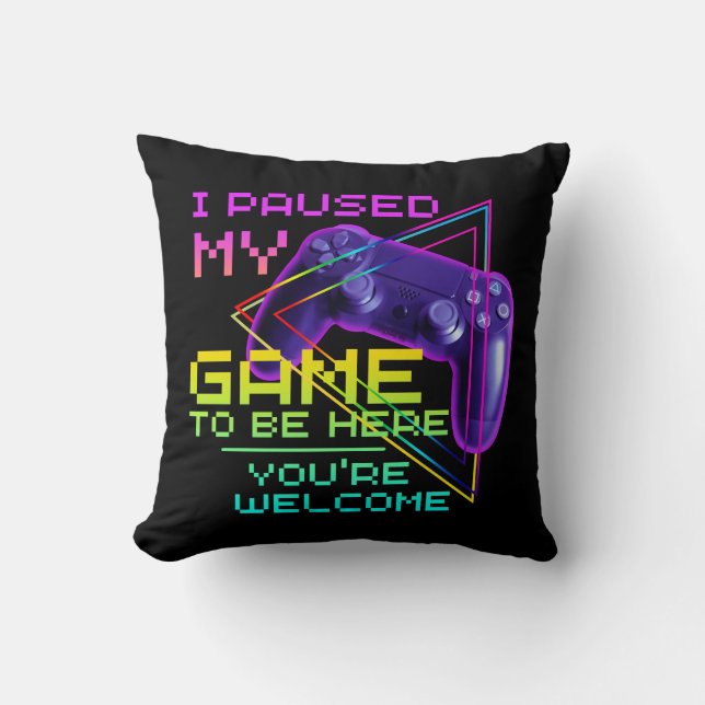 COUSSIN J'AI PARUSÉ MON JEU POUR ÊTRE ICI, VOUS ÊTES BIENV (Recto)