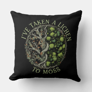 Coussin J'ai Pris un Lichen pour de la Mousse - Blague Nat