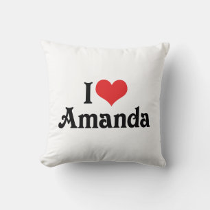 Coussin J'aime Amanda