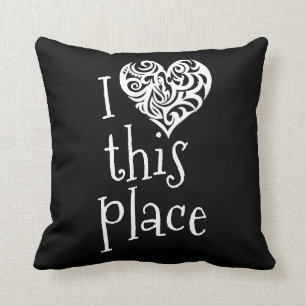 Coussin J'aime cet endroit