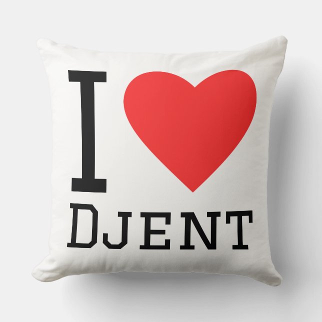 Coussin J'aime djent (Recto)