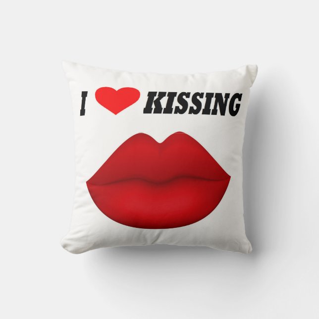 Coussin J'Aime Embrasser (Recto)