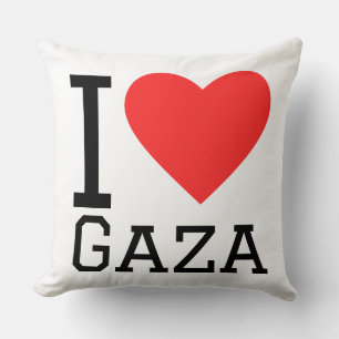 Coussin J'aime Gaza