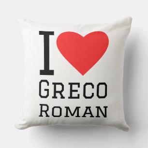 Coussin J'aime Gréco Romain