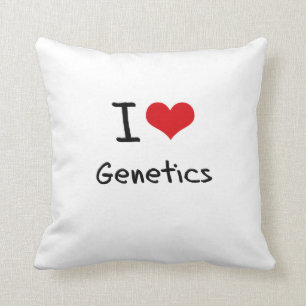 Coussin J'aime la génétique