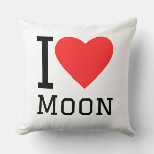 Coussin J'aime la lune