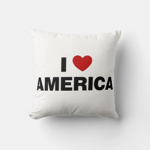 Coussin J'aime l'Amérique