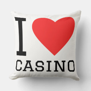 Coussin J'aime le casino