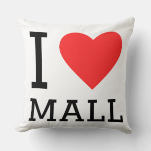 Coussin J'aime le centre commercial