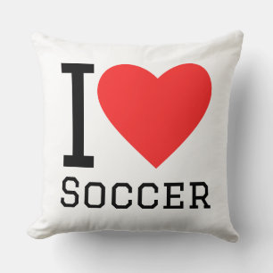 Coussin J'aime le football
