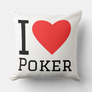 Coussin J'aime le poker