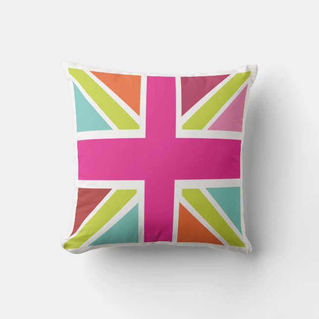 Coussin J'aime le R-U - Union Jack (Recto)