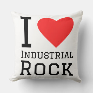 Coussin J'aime le rock industriel
