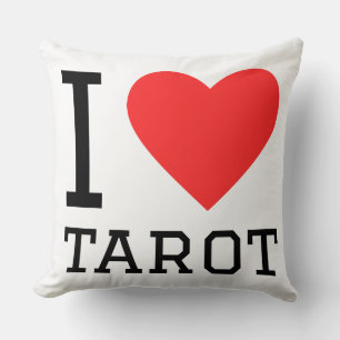 Coussin J'aime le tarot
