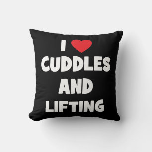 Coussin J'Aime Les Boules Et Les Poids De Levage - Novelté