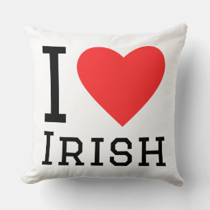 Coussin J'aime l'irlandais