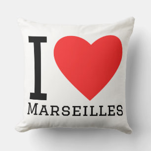 Coussin J'aime marseille 